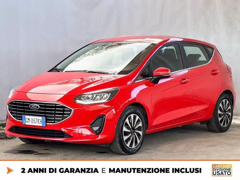 Usata Ford Fiesta Titanium 125 CV (91 kW) 2022 Rosso Utilitaria