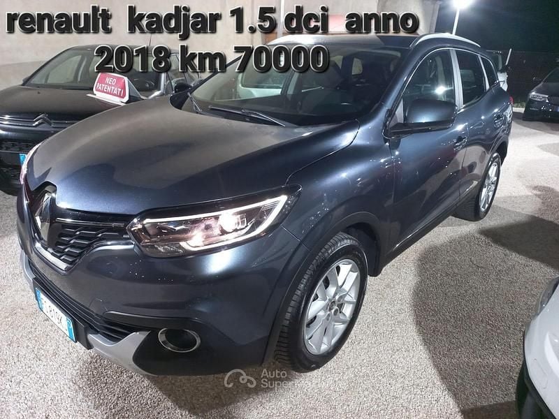 Usata Renault Kadjar Intens 110 CV (80 kW) 2018 Blu/azzurro SUV