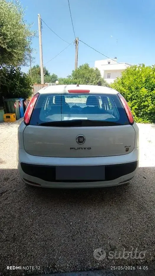 Usata Fiat Punto Evo 75 CV (55 kW) 2011 Bianco Utilitaria