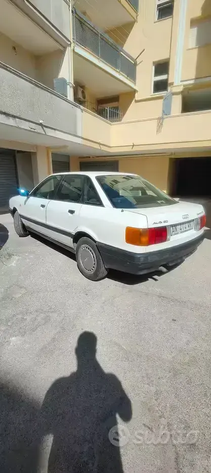 Usata Audi 80 80 CV (58 kW) 1990 Bianco Berlina
