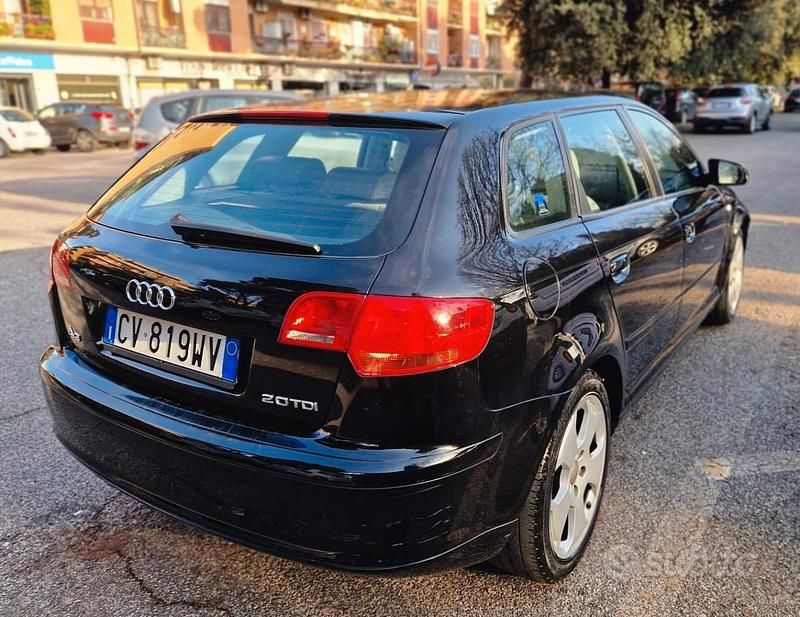 Usata Audi A3 Sportback 2005 Nero Utilitaria