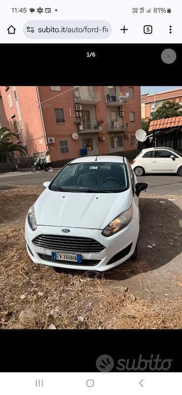 Bianco Usata 2014 Ford Fiesta Utilitaria | 3500 € (Super prezzo) - Immagine 1/4