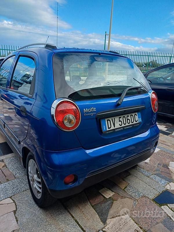 Usata Chevrolet Matiz 51 CV (37 kW) 2009 Blu Utilitaria