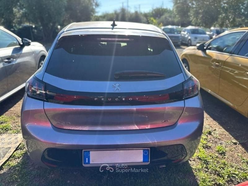 Usata Peugeot 208 GT 101 CV (74 kW) 2022 Grigio Utilitaria