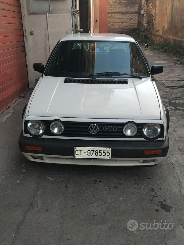 Usata VW Golf II 1988 Bianco Utilitaria