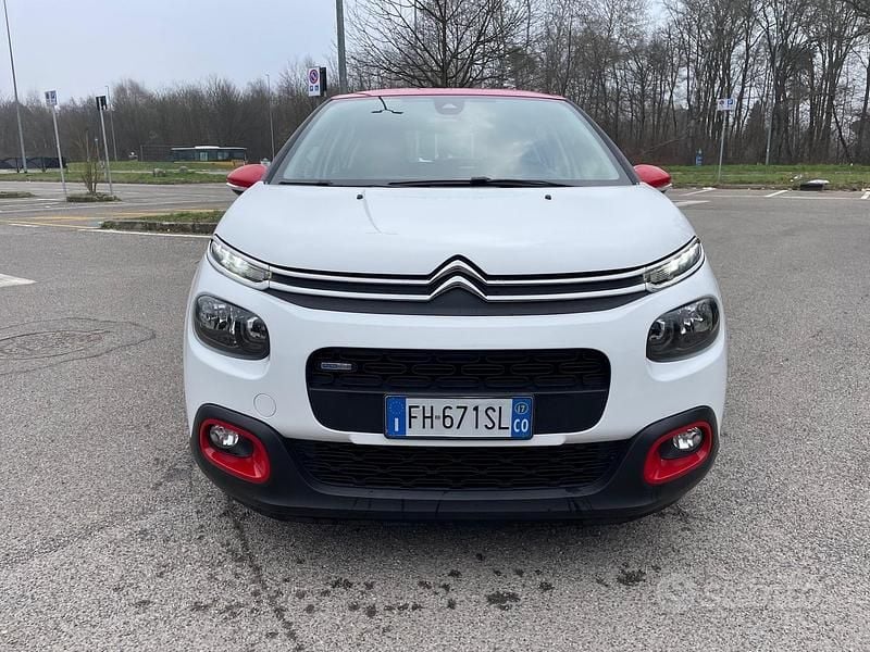 Usata Citroën C3 PureTech 82 CV (60 kW) 2017 Bianco Berlina