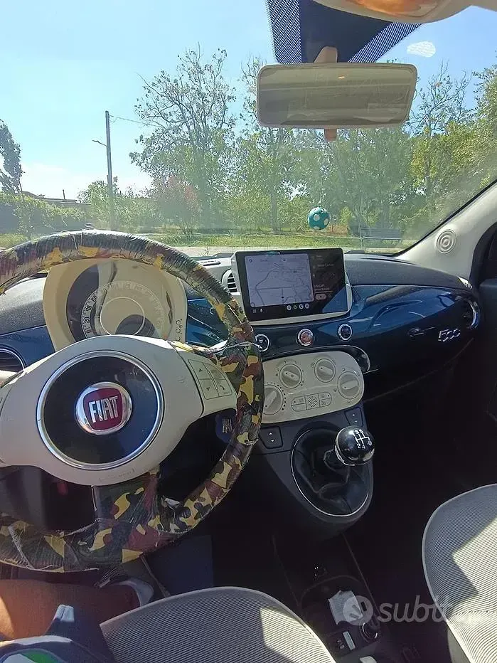 Usata Fiat 500 Lounge 69 CV (50 kW) 2015 Blu Berlina