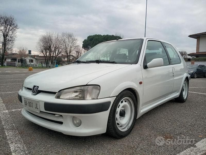 Usata Peugeot 106 118 CV (86 kW) 1999 Bianco Utilitaria