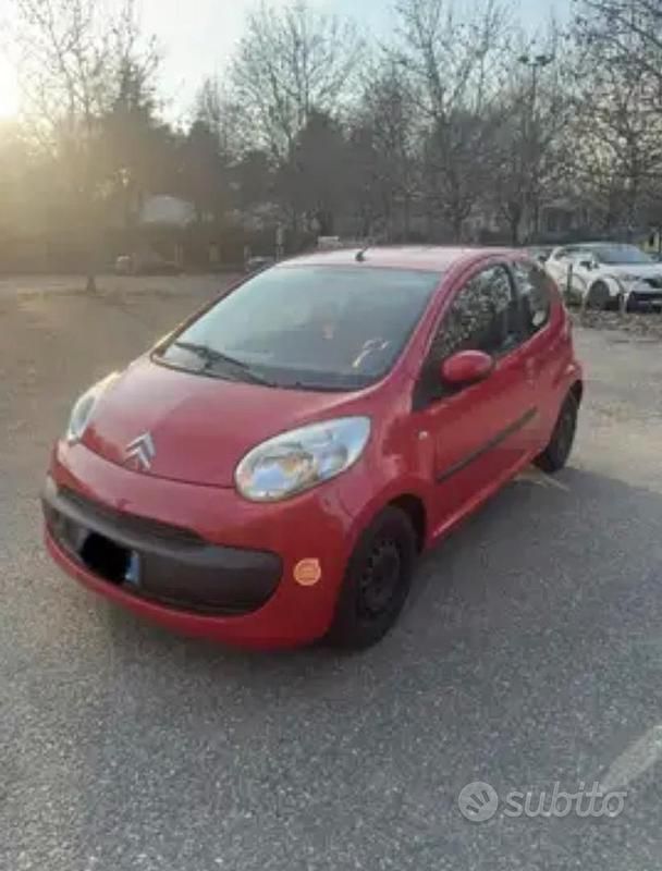 Usata Citroën C1 2008 Rosso Utilitaria