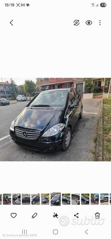 Nero Usata 2008 Mercedes A200 Utilitaria | 1000 € (Ottimo prezzo) - Immagine 1/4