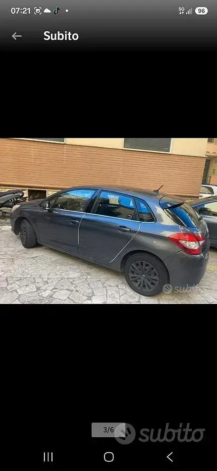 Usata Citroën C4 109 CV (80 kW) 2012 Grigio Berlina