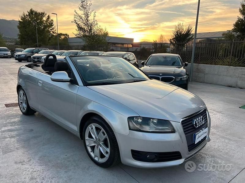 Usata Audi A3 Cabriolet Ambiente 105 CV (77 kW) 2010 Grigio Cabrio