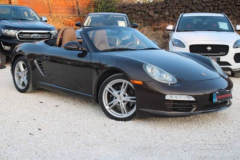 Usata Porsche Boxster 256 CV (188 kW) 2011 Marrone Cabrio