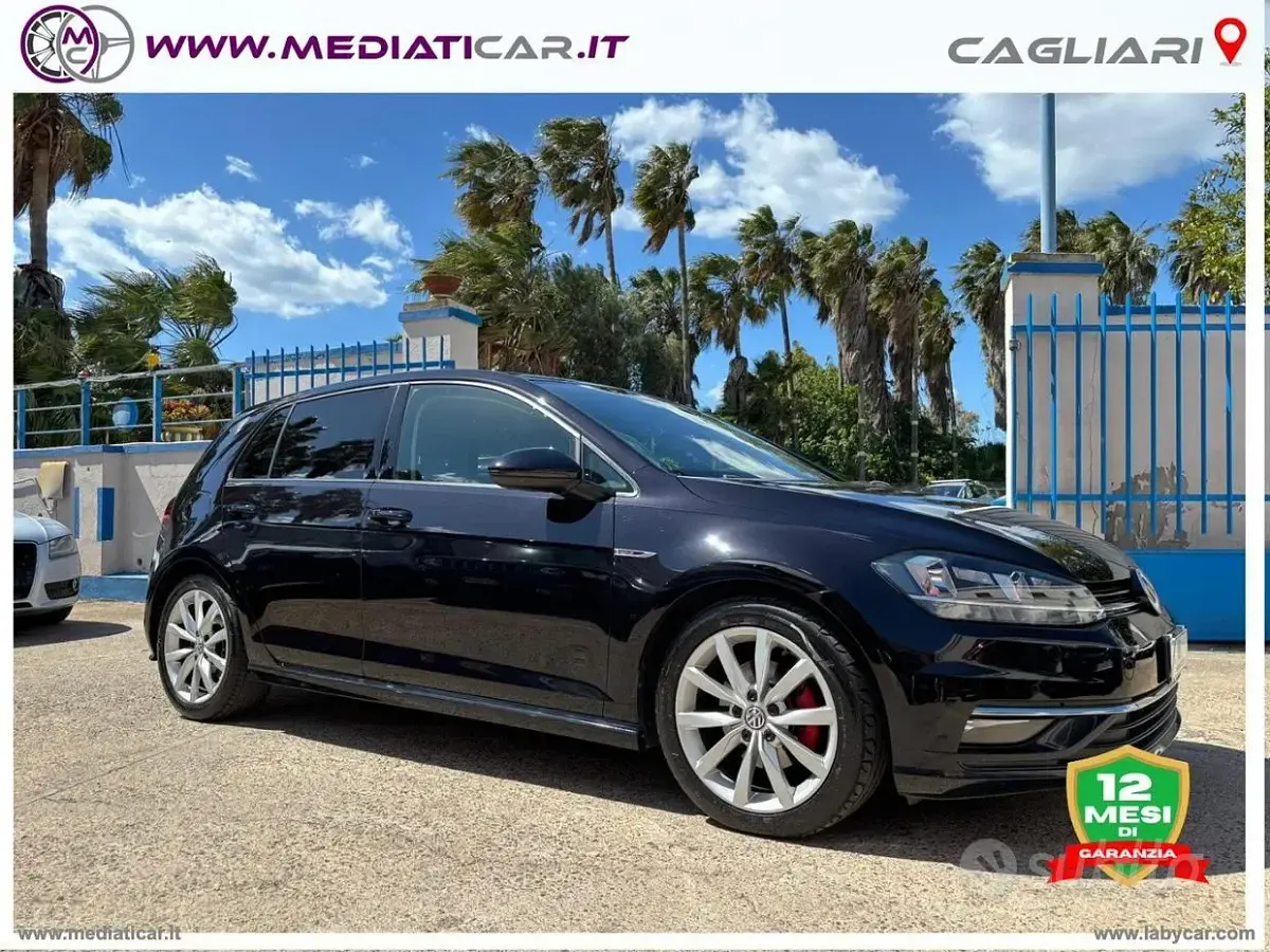 Usata VW Golf VII Highline 150 CV (110 kW) 2017 Nero Berlina