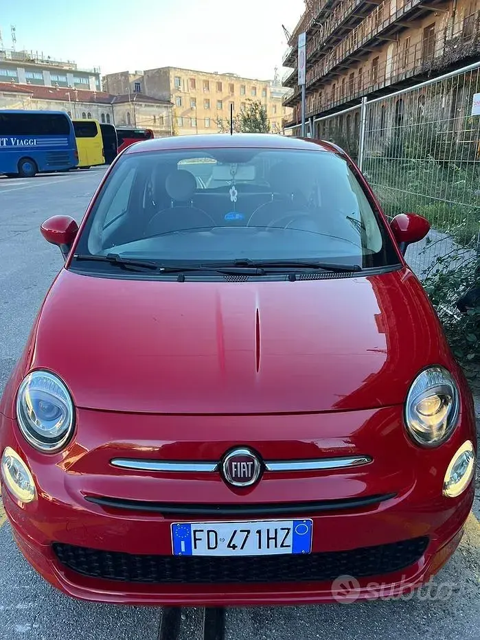 Usata Fiat 500 Lounge 69 CV (50 kW) 2016 Rosso Berlina