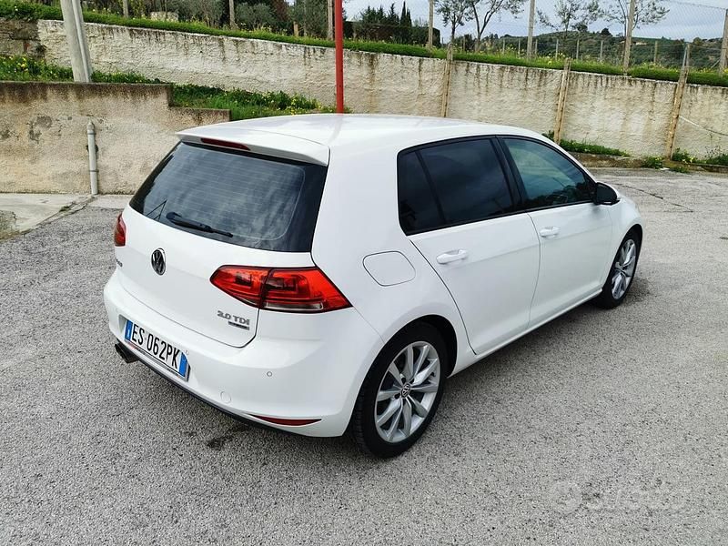 Usata VW Golf VII 150 CV (110 kW) 2013 Bianco Berlina