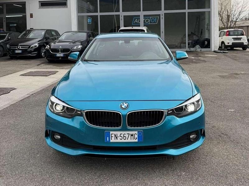 Usata BMW 420 Sport Line 190 CV (139 kW) 2018 Blu/azzurro Coupé