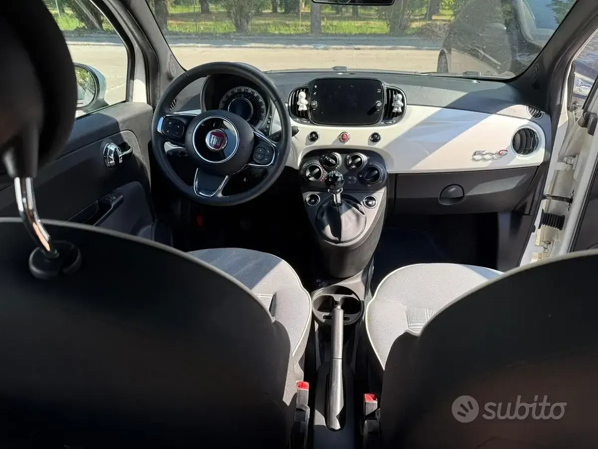 Usata Fiat 500C Connect 69 CV (50 kW) 2021 Bianco Cabrio