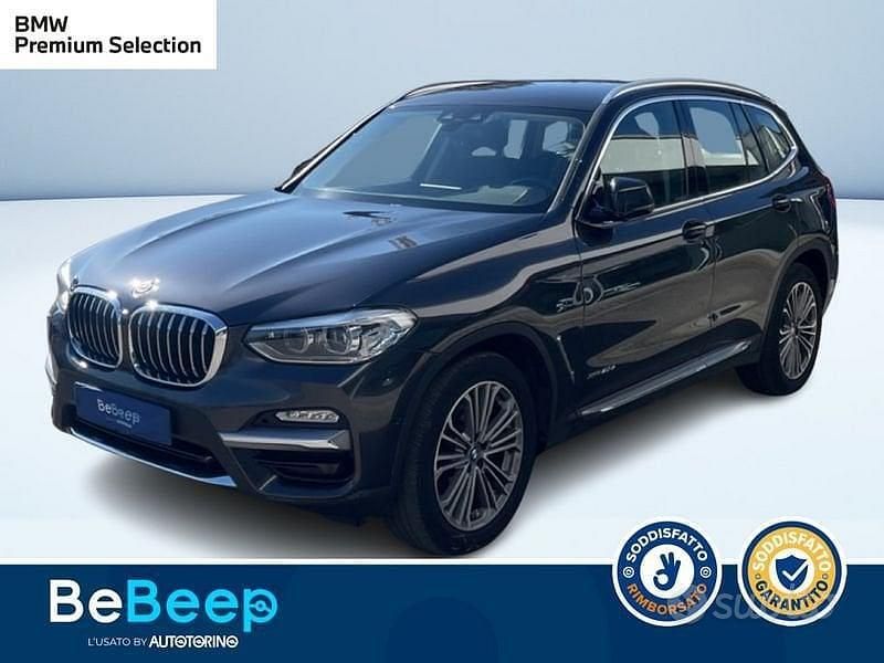 Usata BMW X3 Luxury Line 190 CV (139 kW) 2018 Nero metallizzato SUV
