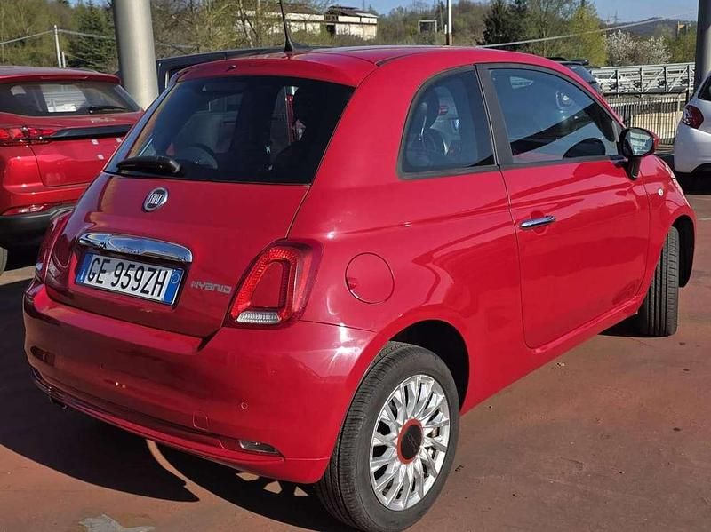 Usata Fiat 500 Lounge 69 CV (50 kW) 2021 Rosso Utilitaria