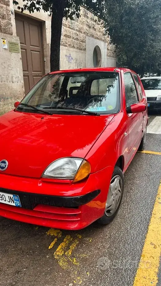 Usata Fiat 600 1999 Rosso Utilitaria