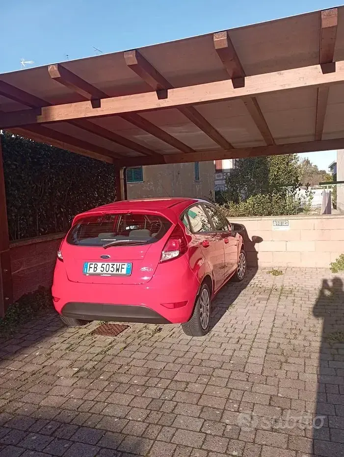 Usata Ford Fiesta 80 CV (58 kW) 2015 Rosso Utilitaria