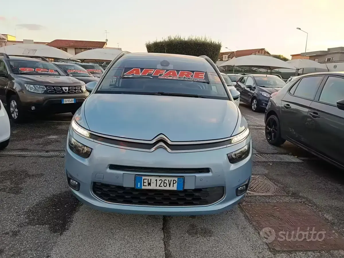 Usata Citroën Grand C4 Picasso Exclusive 120 CV (88 kW) 2015 Blu Monovolume