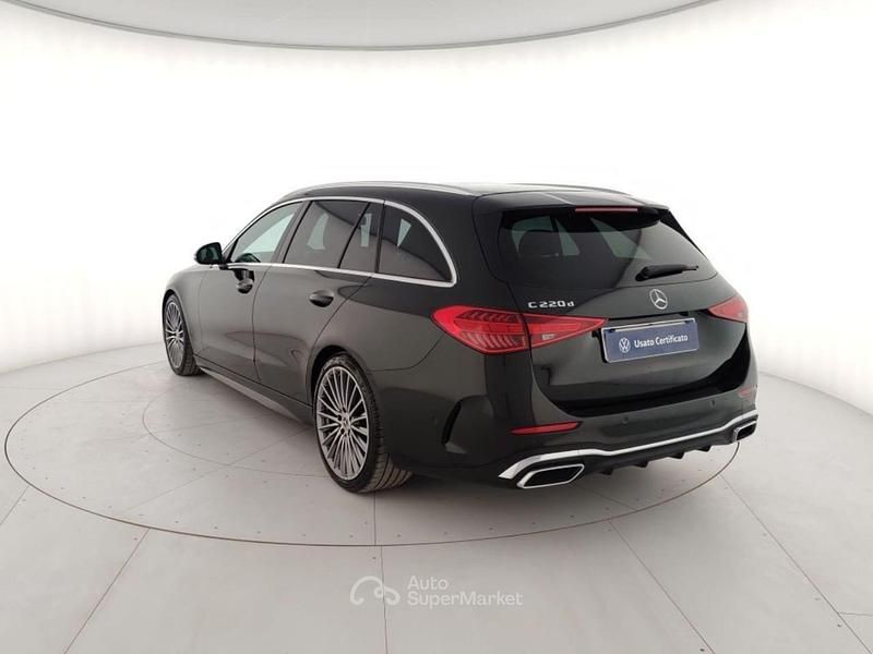 Usata Mercedes C220 Premium 200 CV (147 kW) 2021 Nero Station wagon