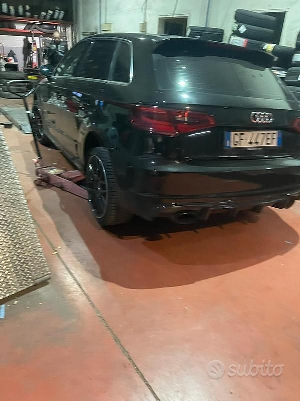 Usata Audi A3 S-Line 150 CV (110 kW) 2014 Nero Berlina