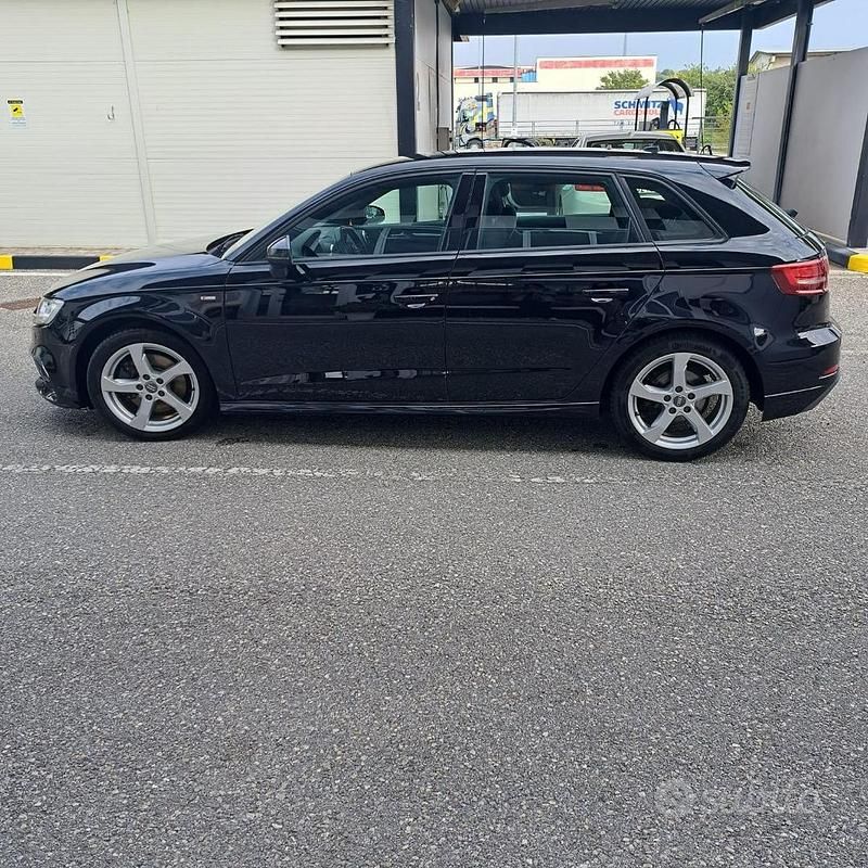 Usata Audi A3 Sport 184 CV (135 kW) 2017 Nero Berlina