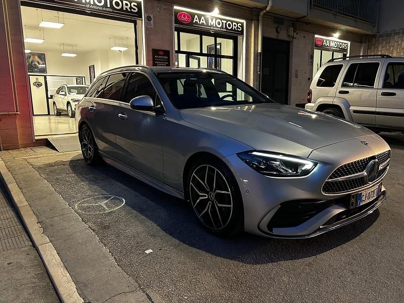 Usata Mercedes C220 Premium 199 CV (146 kW) 2022 Argento Station wagon