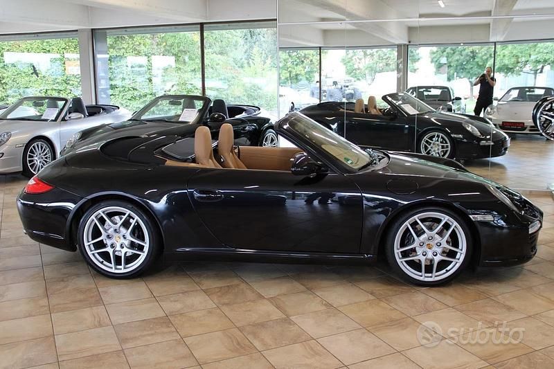 Usata Porsche 997 345 CV (253 kW) 2008 Nero Cabrio