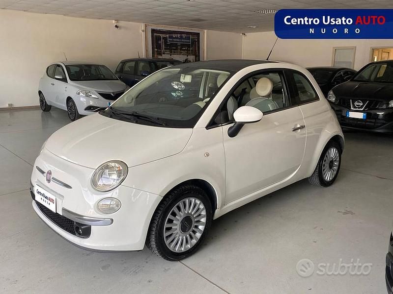 Usata Fiat 500 Lounge 69 CV (50 kW) 2009 Bianco Cabrio