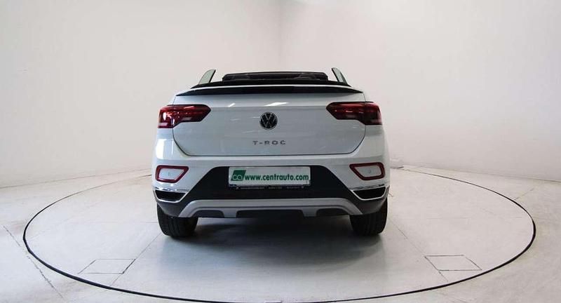 Usata VW T-Roc Cabriolet Style 110 CV (80 kW) 2023 Bianco Cabrio