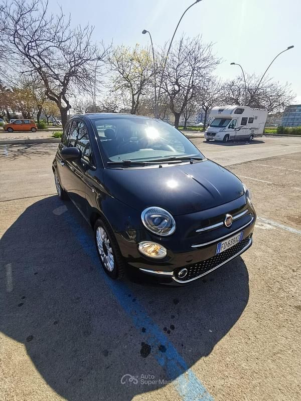 Usata Fiat 500 Lounge 69 CV (50 kW) 2016 Nero Berlina