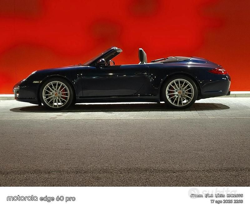 Usata Porsche 911 Carrera Cabriolet 2009 Blu Cabrio