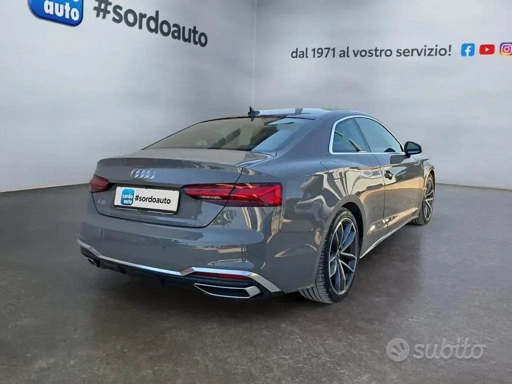 Usata Audi A5 S-Line 163 CV (119 kW) 2021 Grigio Coupé