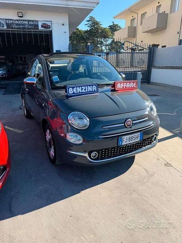 Grigio Usata 2017 Fiat 500C Mirror Cabrio | 9500 € (Buon prezzo) - Immagine 1/4