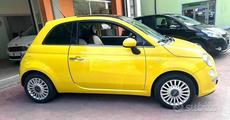 Usata Fiat 500 75 CV (55 kW) 2008 Giallo Berlina