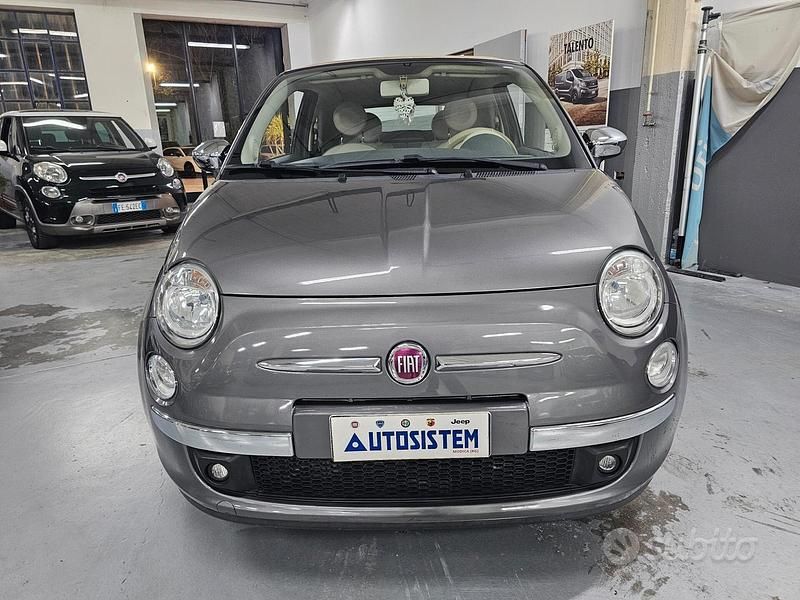 Usata Fiat 500C Lounge 95 CV (69 kW) 2015 Grigio Cabrio