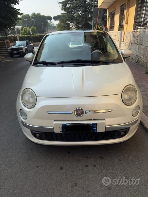 Usata Fiat 500 69 CV (50 kW) 2012 Bianco Utilitaria