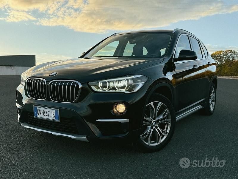 Nero Usata 2017 BMW X1 Efficient Dynamics SUV | 16.500 € (Buon prezzo) - Immagine 1/4