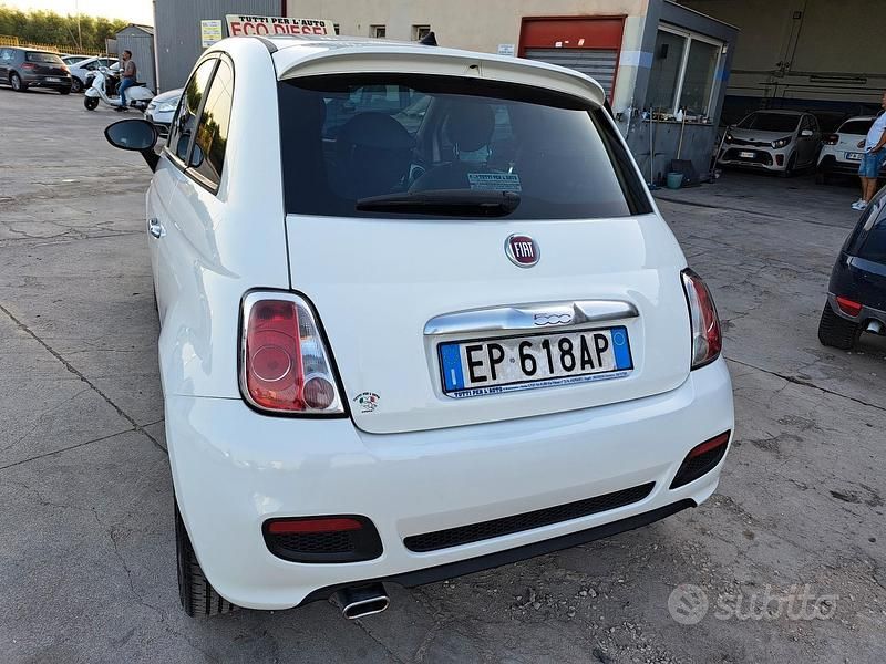 Usata Fiat 500S 95 CV (69 kW) 2013 Bianco Berlina