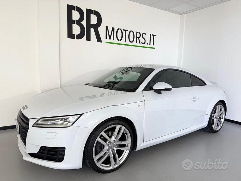 Usata Audi TT S-Line 184 CV (135 kW) 2015 Bianco Coupé