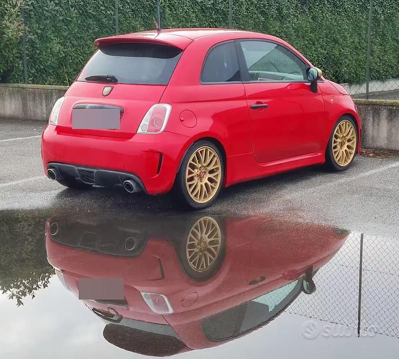 Usata Fiat 500 Abarth 239 CV (175 kW) 2009 Rosso Cabrio