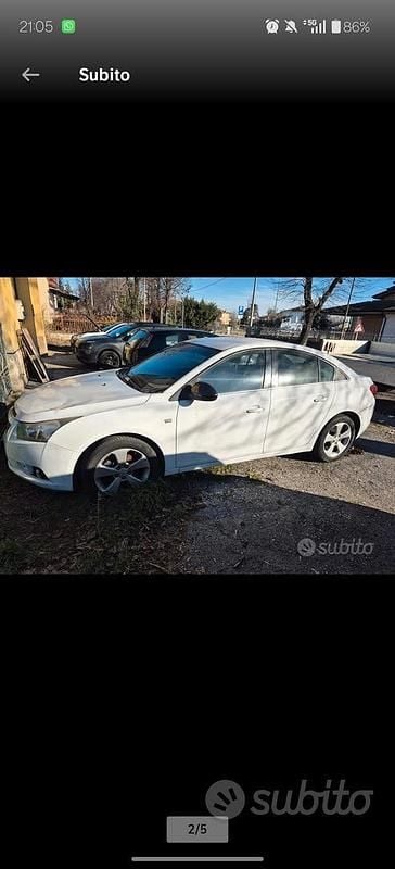 Usata Chevrolet Cruze 150 CV (110 kW) 2012 Bianco Berlina