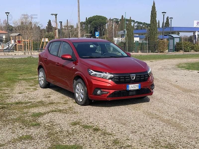 Usata Dacia Sandero Expression 91 CV (66 kW) 2022 Rosso Utilitaria