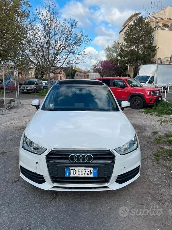 Usata Audi A1 90 CV (66 kW) 2016 Bianco Utilitaria