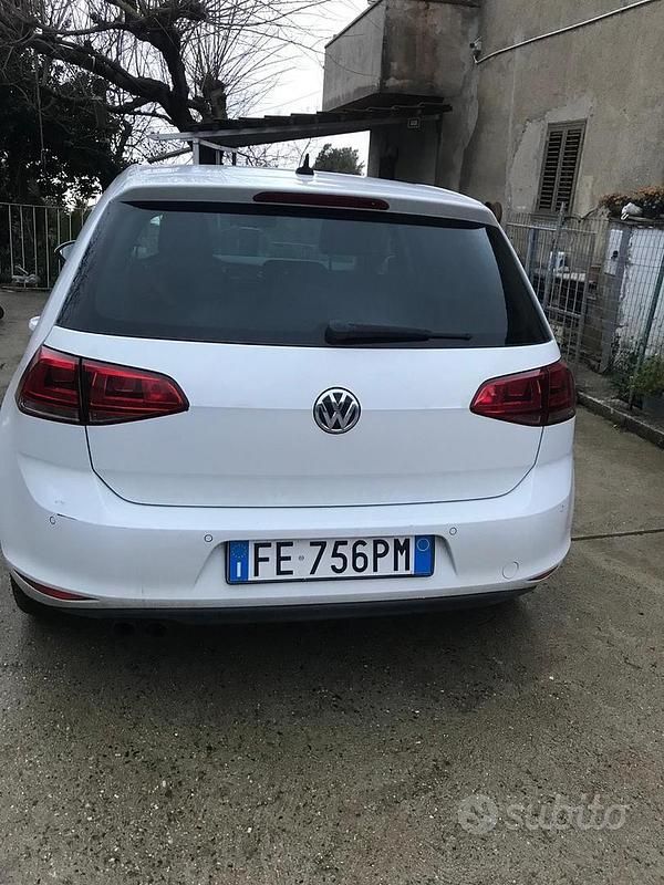 Usata VW Golf VII 150 CV (110 kW) 2015 Bianco Berlina