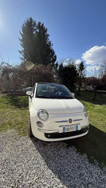 Usata Fiat 500 Lounge 69 CV (50 kW) 2009 Bianco Cabrio